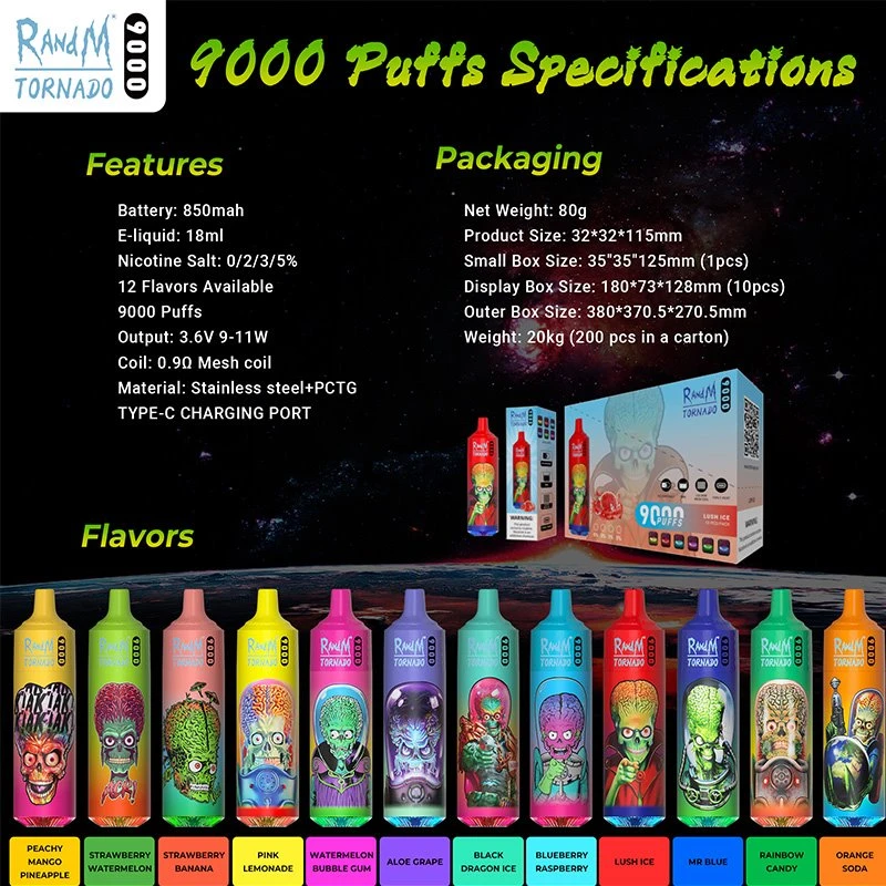 product-800-800 Randm tornado 9000 disposable Vape 8