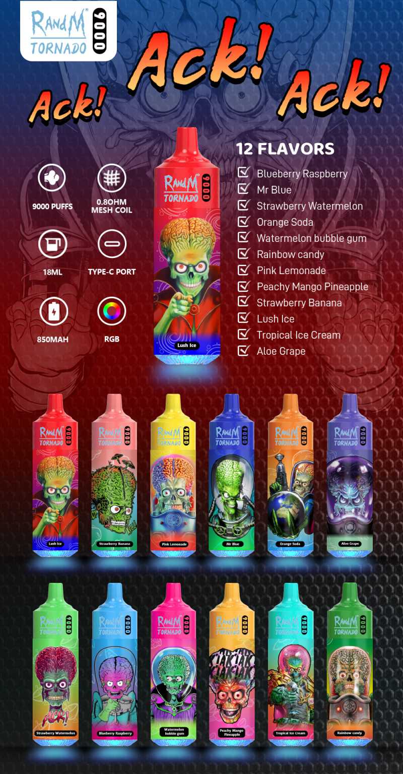 randm Tornado vapes