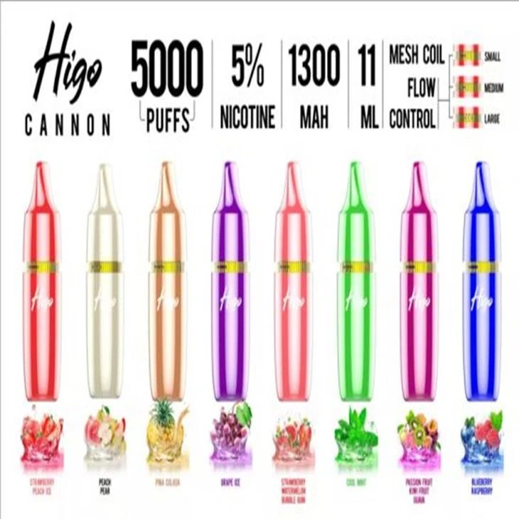 Higo Cannon 5000 Puffs Vape Shop