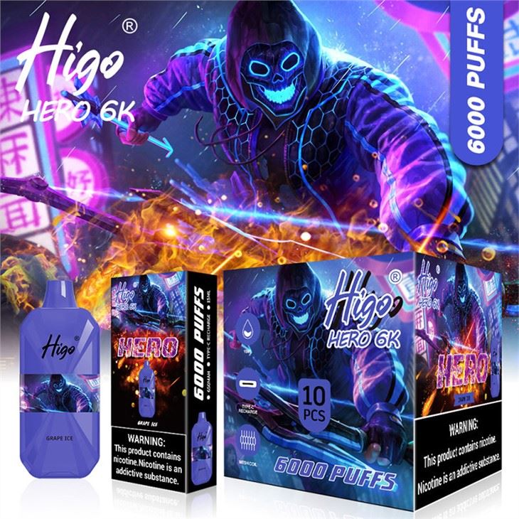 Higo HERO 6K 6000 elektronisk sigarett engangsvape