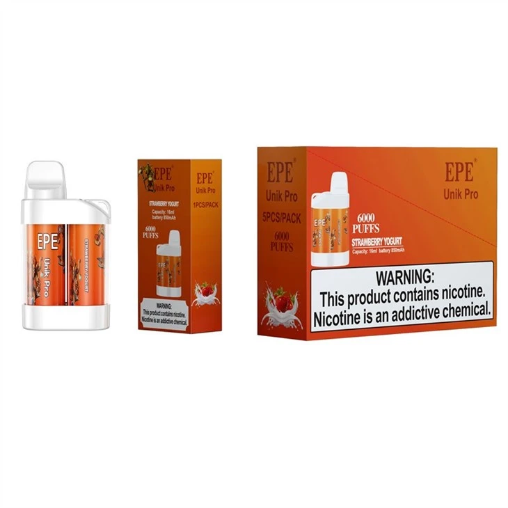 EPE_Unik_Pro_Rechargeable_Disposable_Vape_Device_Pen_Stick_with_strawberry_yogurt_flavor_