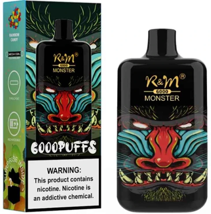 R&M MONSTER 6000 vape puffs