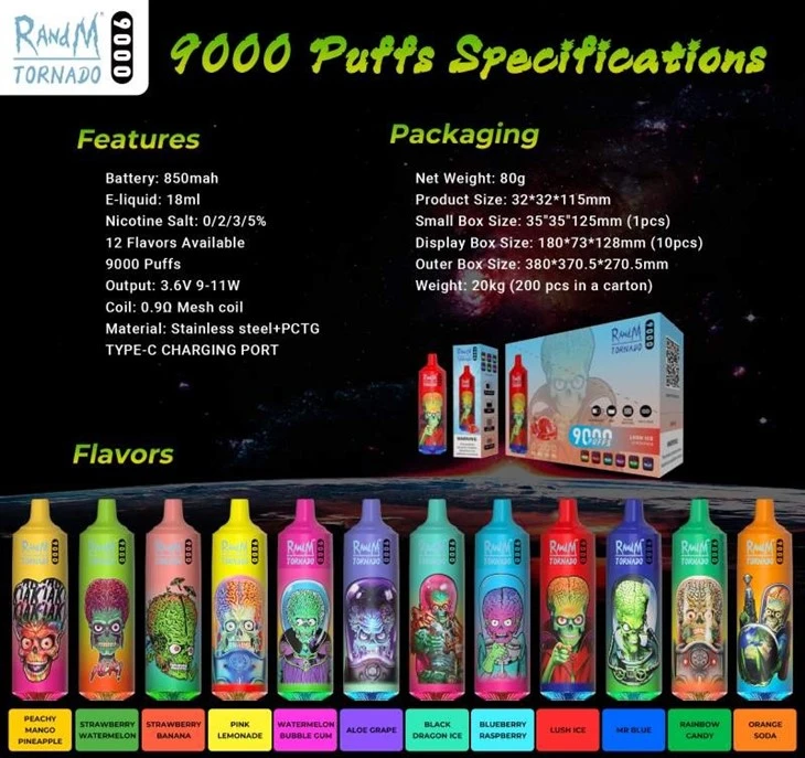 randm Tornado 9000 vape