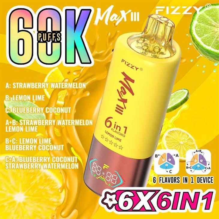 Fizzy Max III 60000 trippel smak