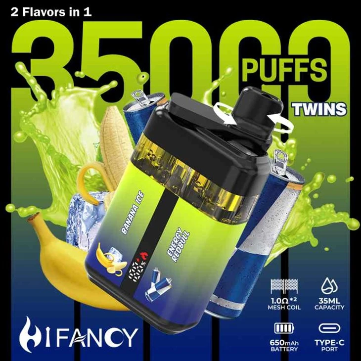 Hifancy Twins 35000 Puffs Vape Dual Flavours