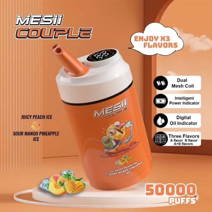 Mesii par 50000 puffs dobbeltsmak tvillinger