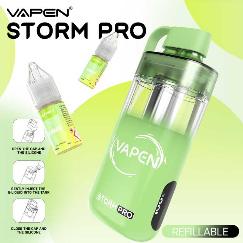 VAPEN STROM PRO 28000 50 VAPEN STROM PRO 28000 50