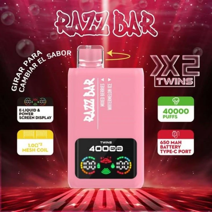 RAZZBAR 40K Dual Flavor