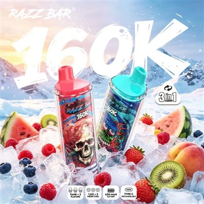 Razz Bar 3in1 160000 puffs