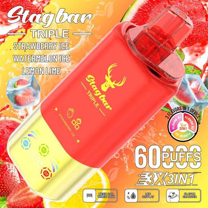 Stag bar trippel 60000 3 i 1 smak