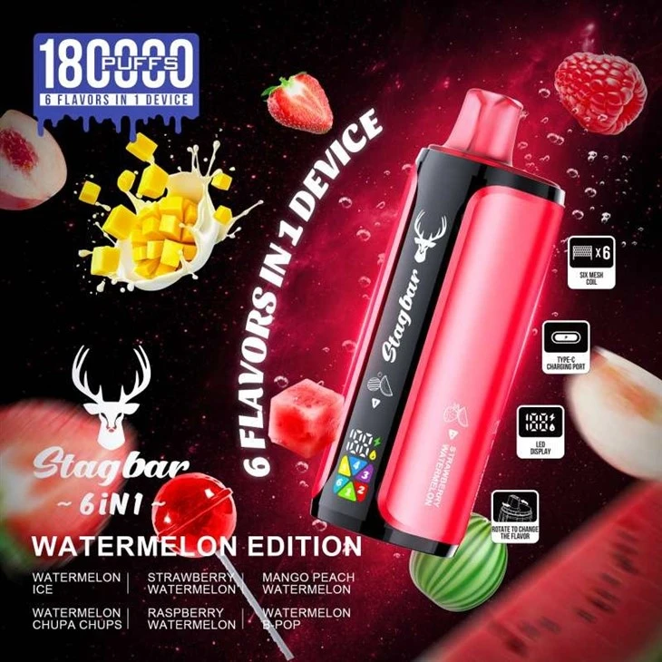 StagBar 6in1 180000 Puffs manufacturers