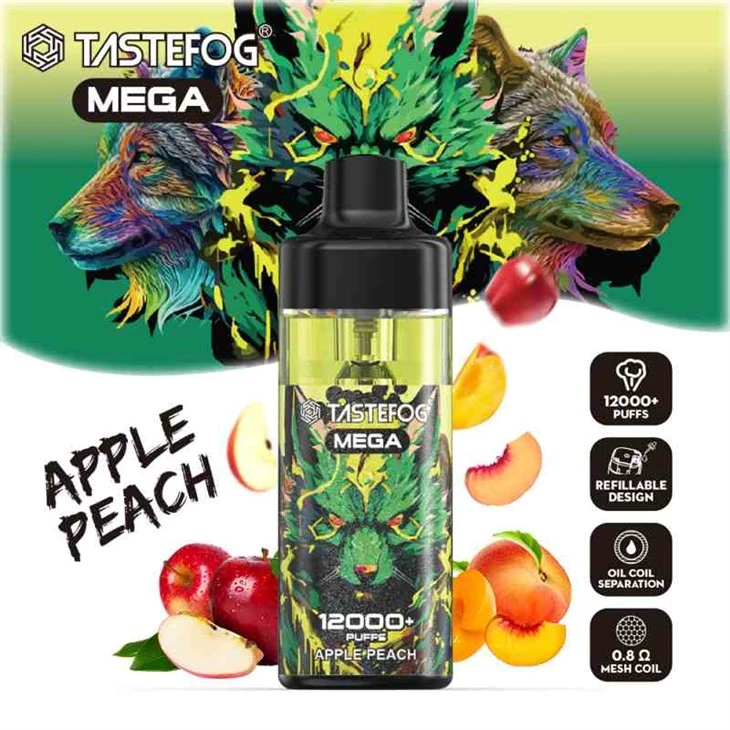 TASTEFOG MEGA 12000 Med Razz Bar