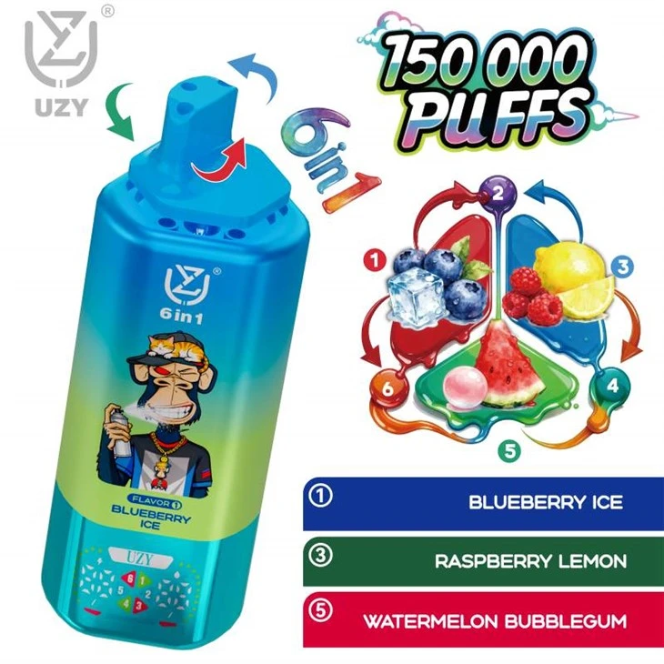 UZY 6 i 1 150000 Puffs Vape