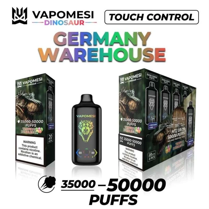 2024-New-Huge-Juice-Capacity-Disposable-50000-Puff-Vapomesi-Dinosaur-Dual-Mesh-Vape-Airflow-Adjustable-Full-Touch-Screen-Europe-German-Wharehouse-Big-Vapor 1