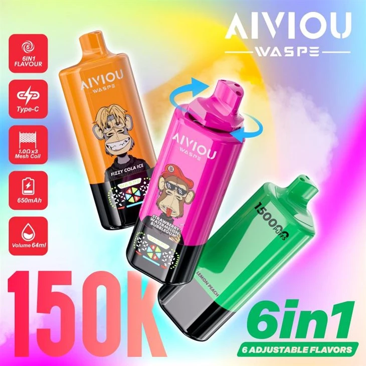 WASPE Aiviou 6 i 1 150K Puffs